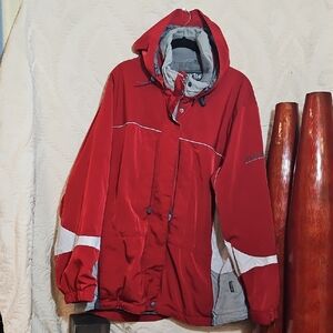 Pacific Trail Red and Gray Men's Ski Jacket